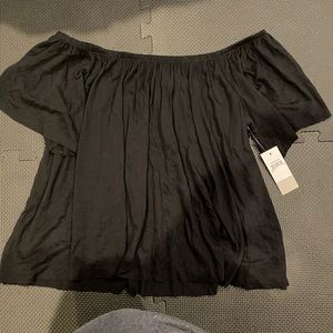 NWT BP off the shoulder black top